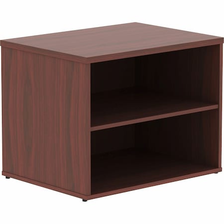 Lorell Storage Cabinet, 29.5 in W, Mahogany 16214